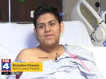 FOX 4 News. 5:46. Brandon Chavez, Saint Luke's patient