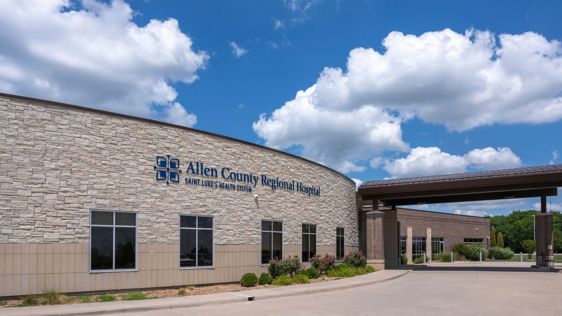 Exterior view of Allen County Regional Hospital