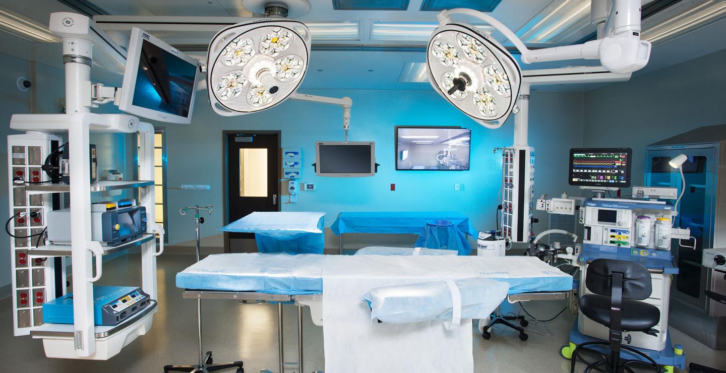 Interior of the Saint Luke's Marion Bloch Neuroscience Institute operating room