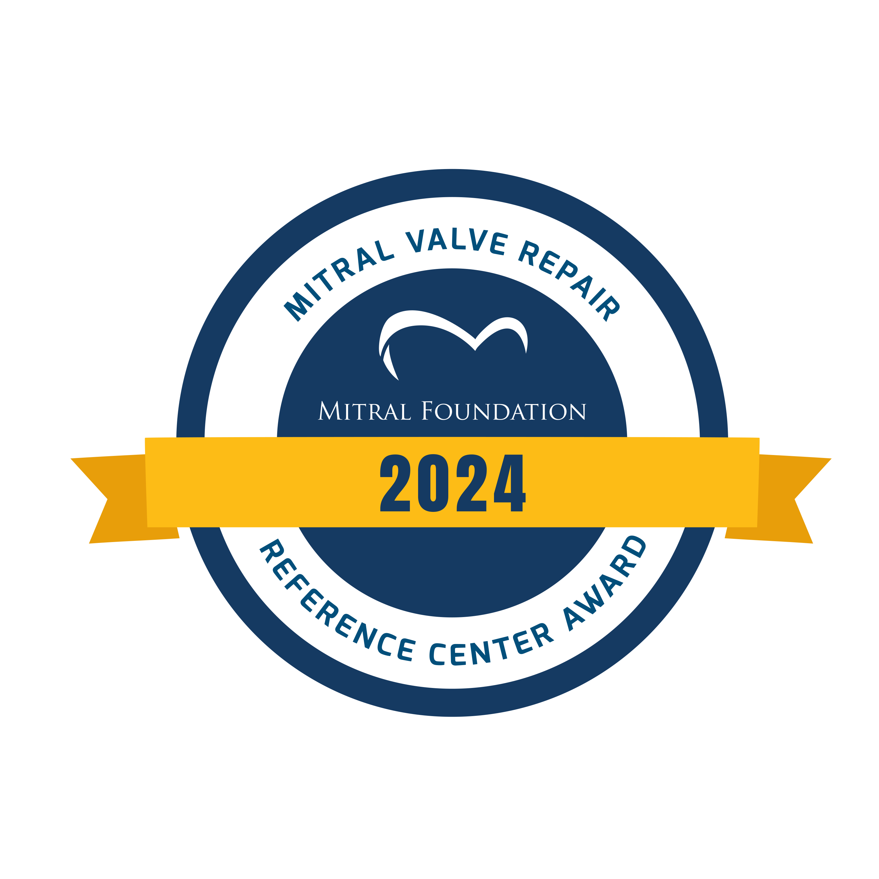 Mitral Valve Repair Reference Center Award - Mitral Foundation 2024