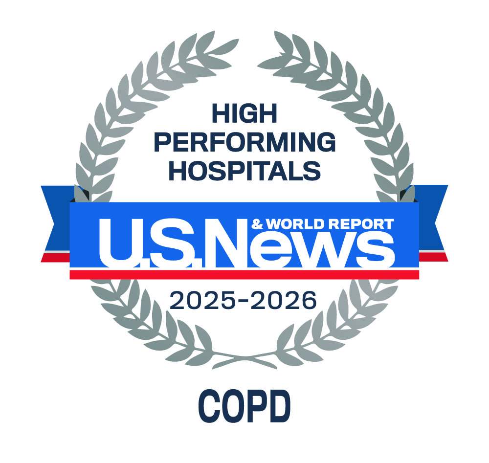 US News and World Report COPD High performing hospital Saint Luke's Hospital for 2025-2026