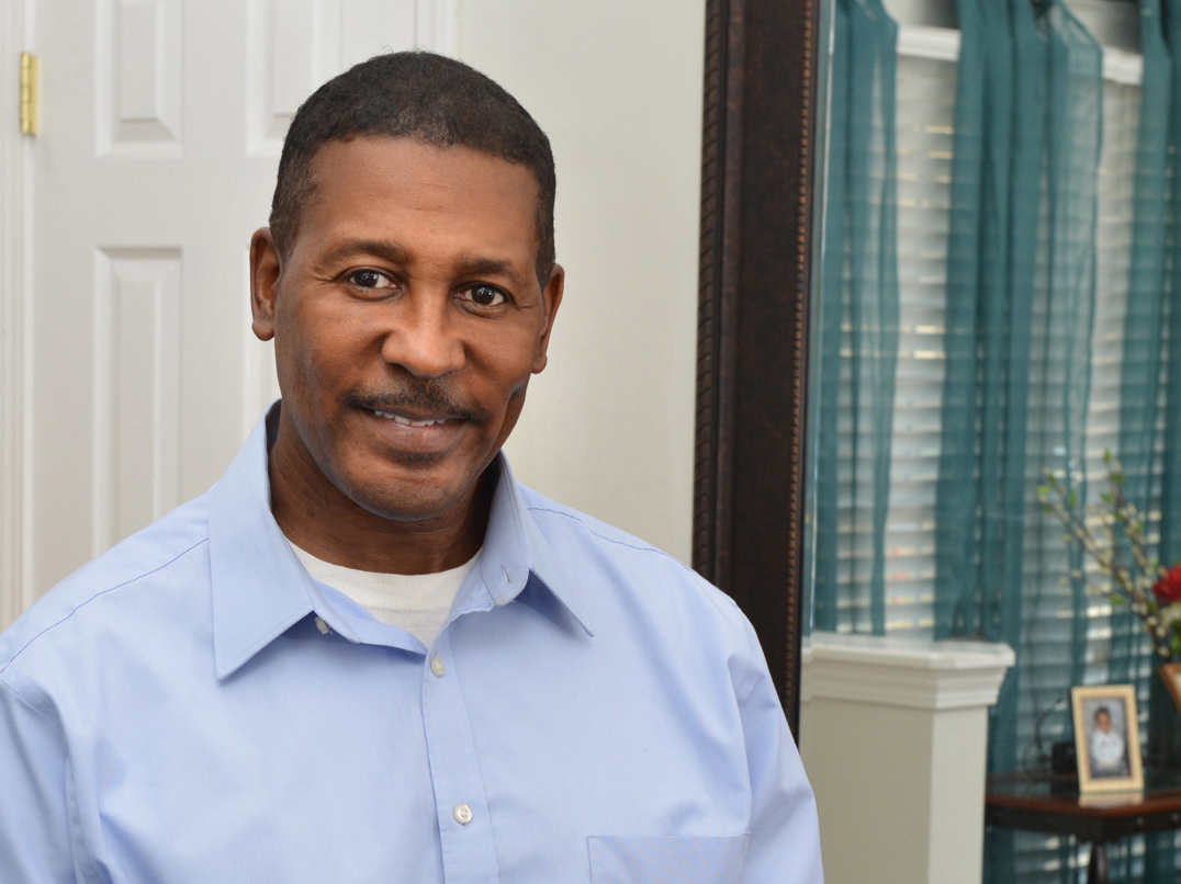 Fabian, a colon cancer patient, went to Saint Luke's