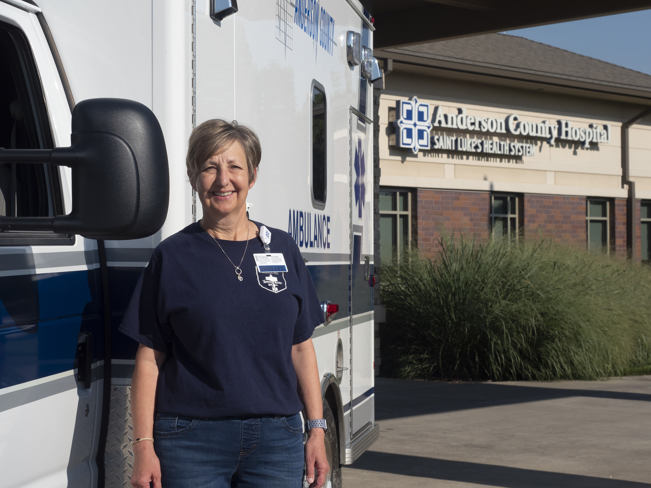  EMS volunteer Paula Decker 