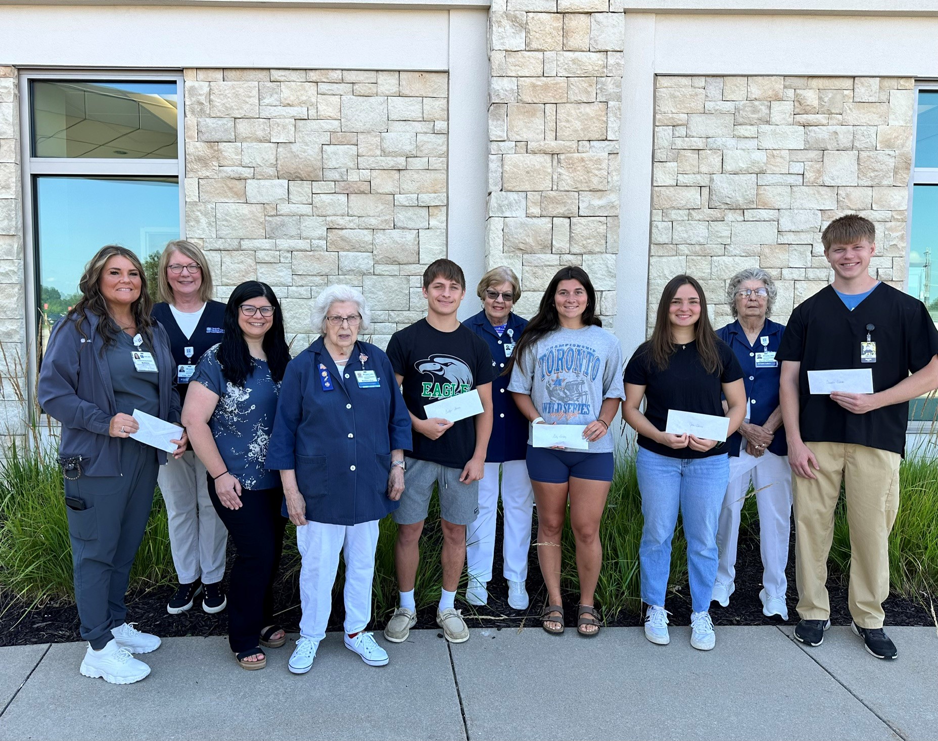 Winners of the Hedrick Medical Center Auxiliary Scholarship awards