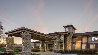 Anderson County Hospital Exterior Building and Front Entrance