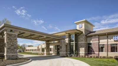 Exterior view of Anderson County Hospital
