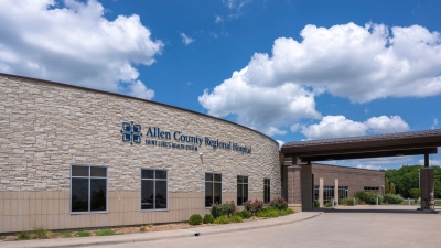 Exterior view of Allen County Regional Hospital