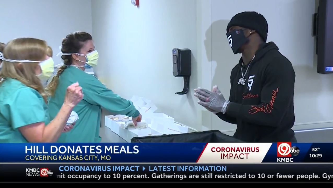 COVID-19: Tyreek Hill donates 6,000 meals to families impacted by COVD-19,  challenges teammates to match him