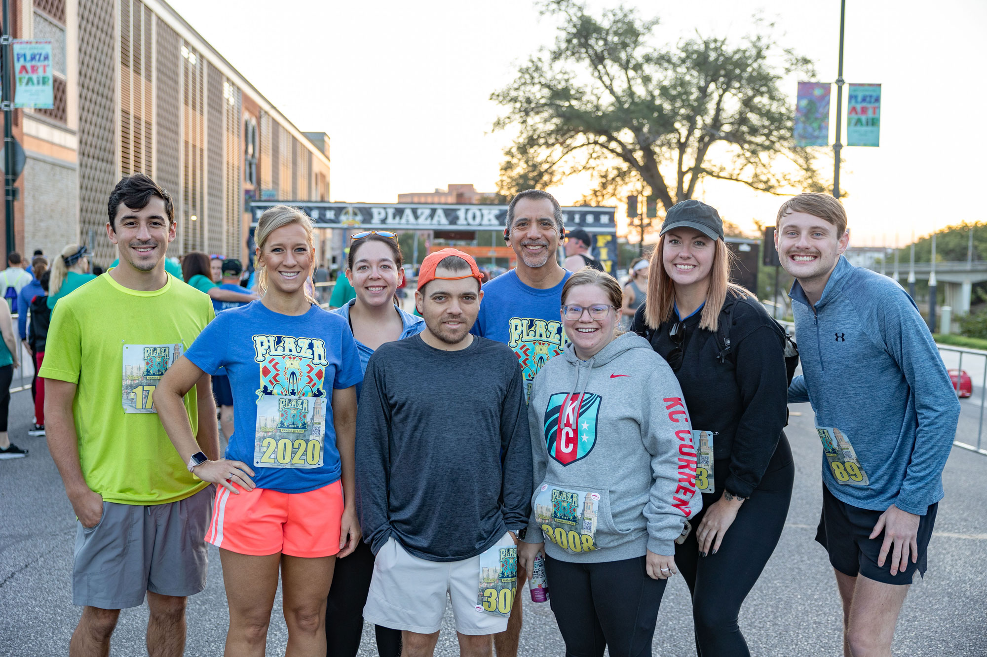 Silver Sponsor John A. Marshall Co. sent a fun crew to run the route.