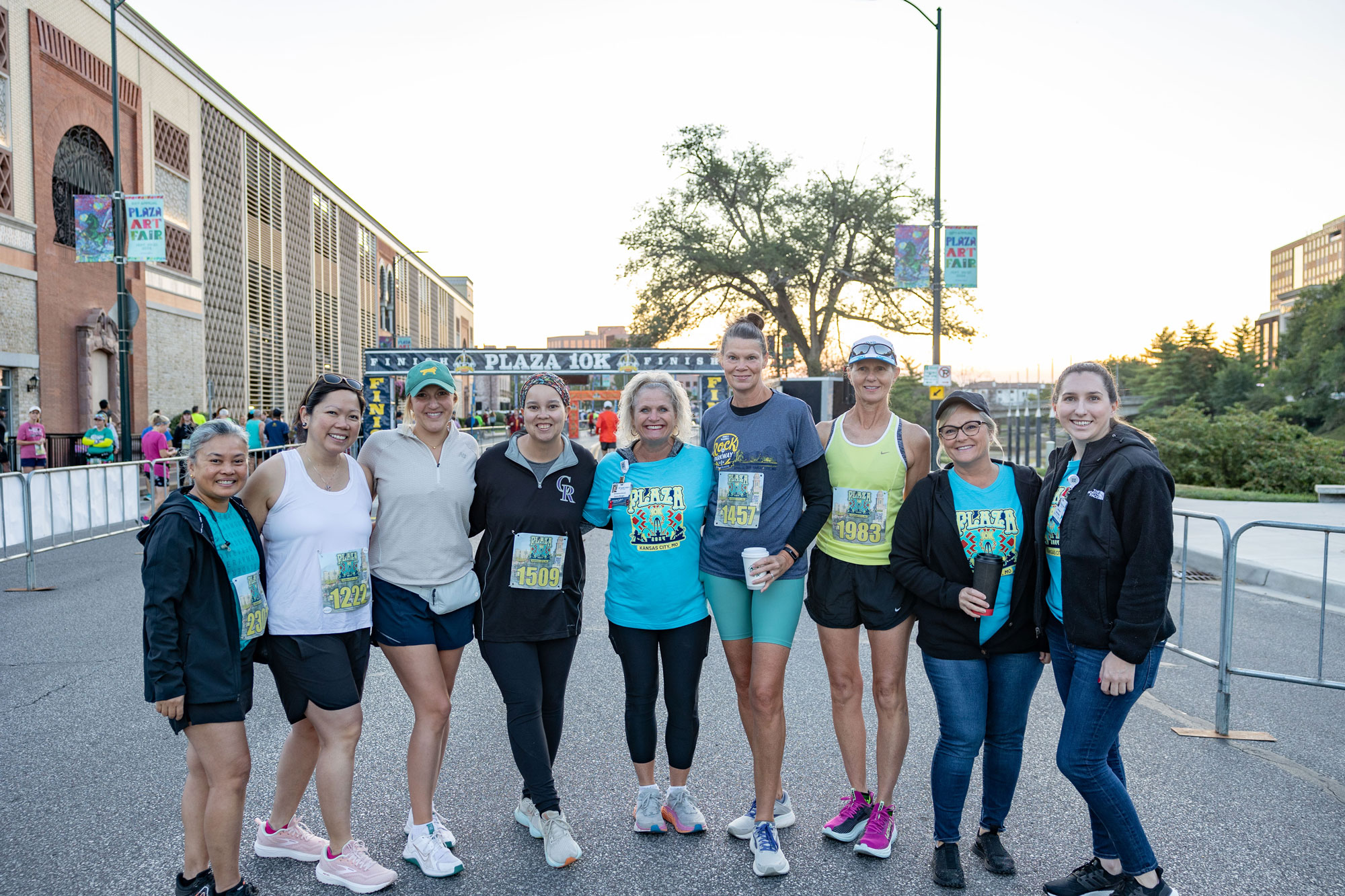 Saint Luke’s Employees, volunteers, and runners kept things moving smoothly.