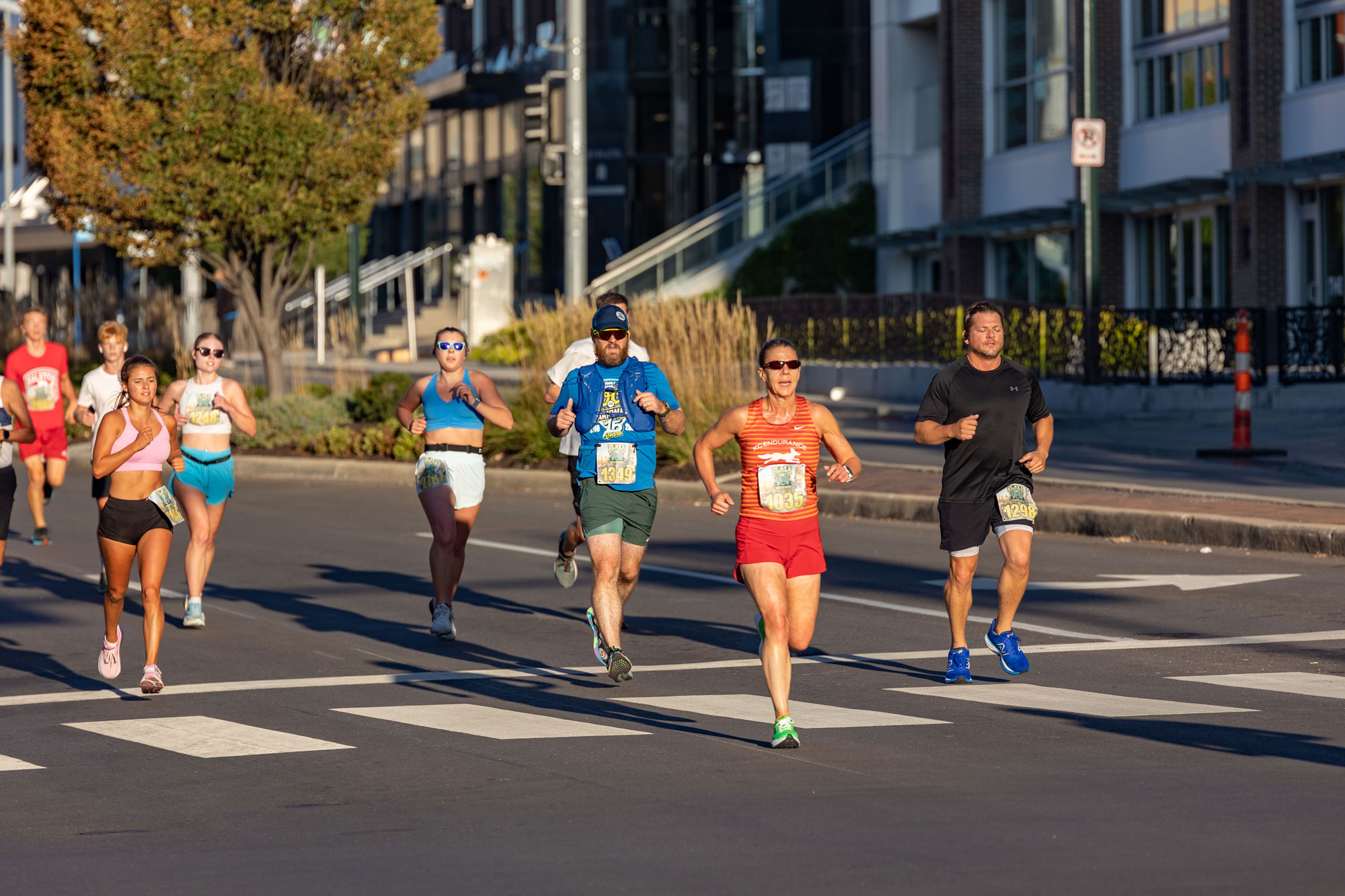 Participants taking it all in stride.